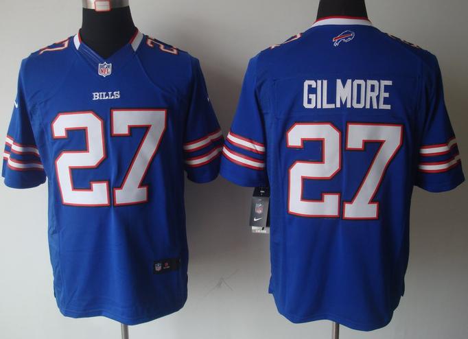 Nike Buffalo Bills 27# Stephon Gilmore Blue Game LIMITED NFL Jerseys Cheap