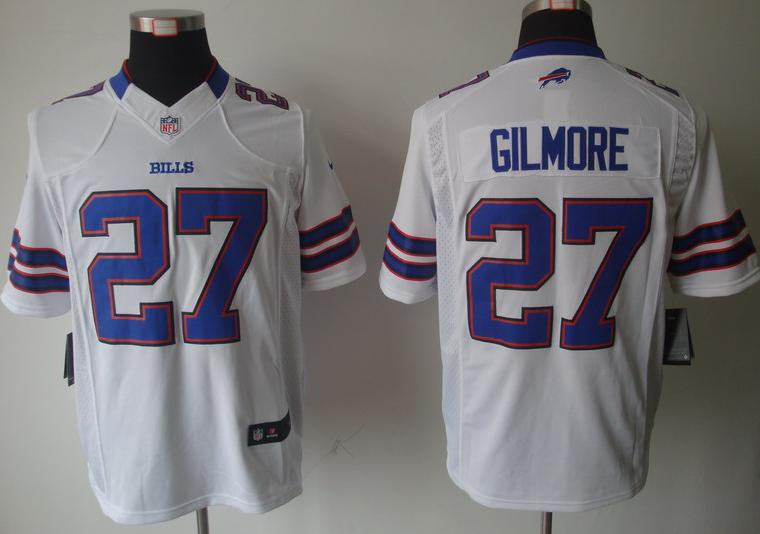 Nike Buffalo Bills 27# Stephon Gilmore White Game LIMITED NFL Jerseys Cheap