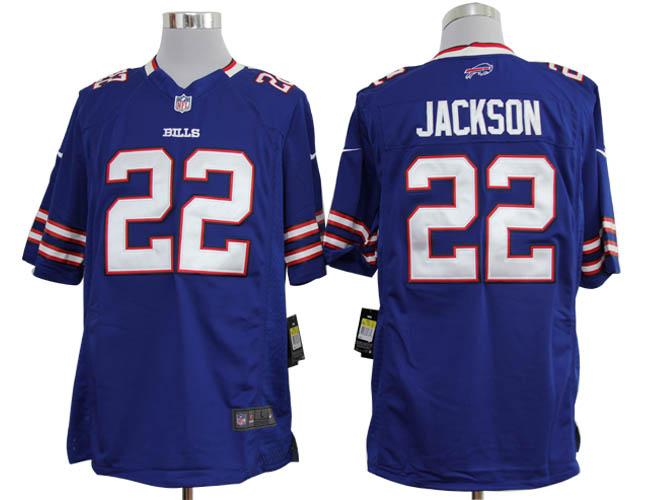 Nike Buffalo Bills 22# Jackson Blue Game Nike NFL Jerseys Cheap
