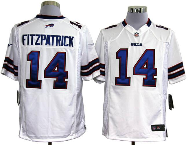 Nike Buffalo Bills 14 Ryan Fitzpatrick White Game Nike NFL Jerseys Cheap
