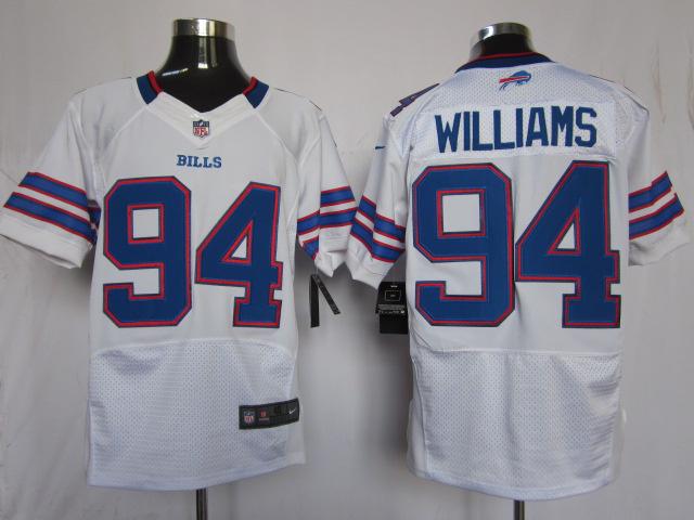 Nike Buffalo Bills #94 Williams White Elite Nike NFL Jerseys Cheap