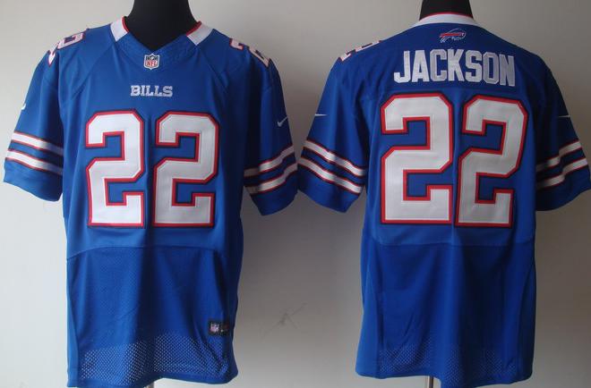 Nike Buffalo Bills 22# Jackson Blue Nike NFL Jerseys Cheap