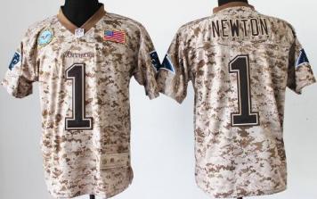 Nike Carolina Panthers 1 Cam Newton Salute to Service Digital Camo Elite NFL Jersey Cheap