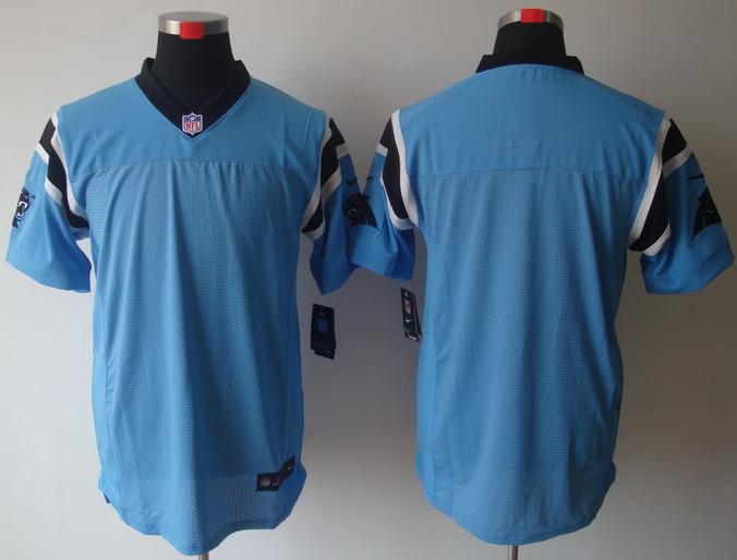 Nike Carolina Panthers Blank Blue Elite NFL Jerseys Cheap