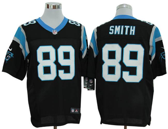Nike Carolina Panthers #89 Steve Smith Black Elite Nike NFL Jerseys Cheap