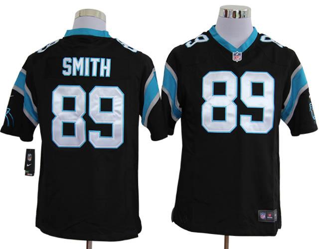 Nike Carolina Panthers #89 Steve Smith Black Game Nike NFL Jerseys Cheap