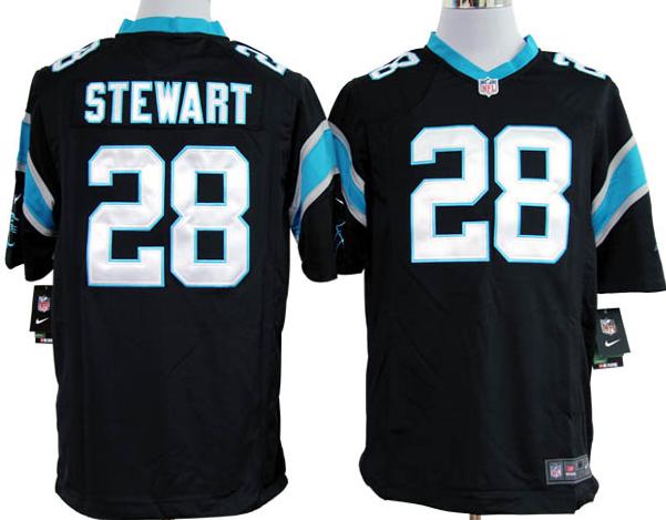 Nike Carolina Panthers #28 Jonathan Stewart Black Game Nike NFL Jerseys Cheap