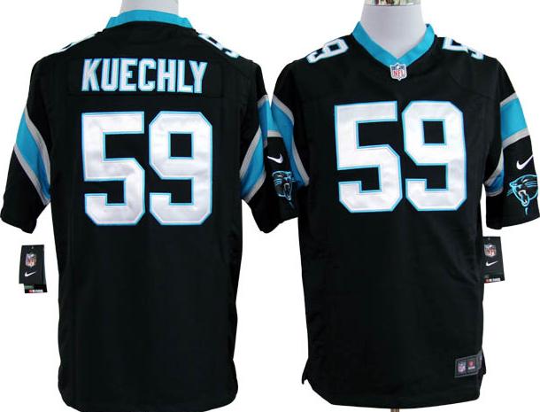 Nike Carolina Panthers 59 Kuechly Black Game Nike NFL Jersey Cheap