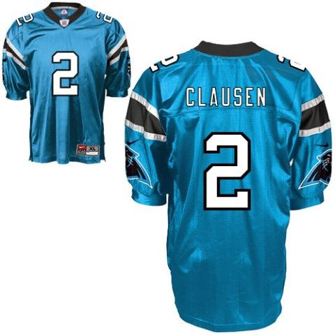 Nike Carolina Panthers #2 Jimmy Clausen Blue Nike NFL Jerseys Cheap