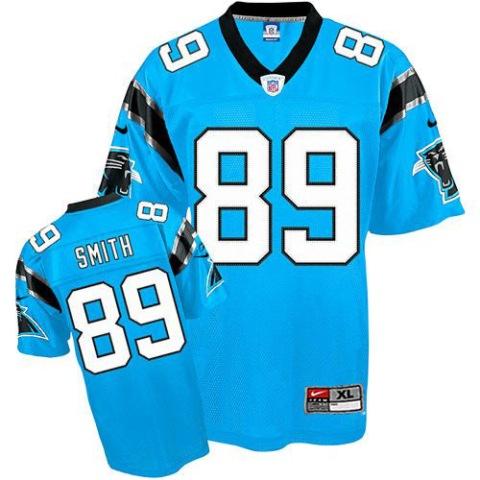 Nike Carolina Panthers #89 Steve Smith Blue Nike NFL Jerseys Cheap