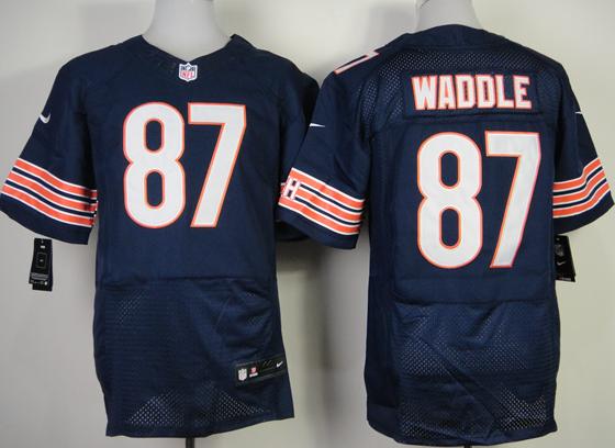 Nike Chicago Bears 87 Tom Waddle Blue Elite NFL Jerseys Cheap