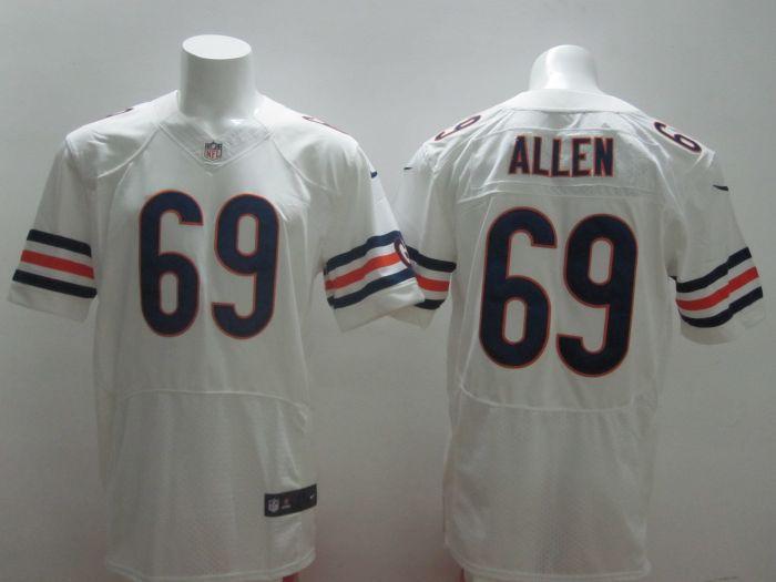 Nike Chicago Bears 69 Jared Allen White Elite NFL Jerseys Cheap
