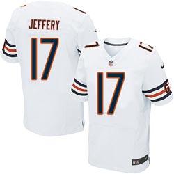 Nike Chicago Bears 17 Alshon Jeffery Elite White NFL Jerseys Cheap