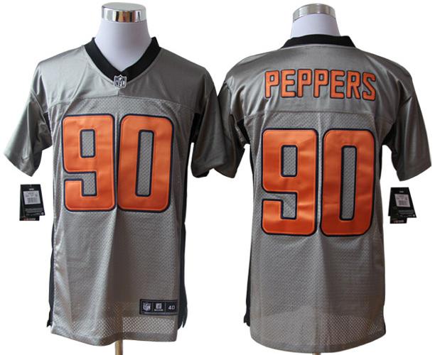 Nike Chicago Bears 90 Julius Peppers Grey Shadow NFL Jerseys Cheap