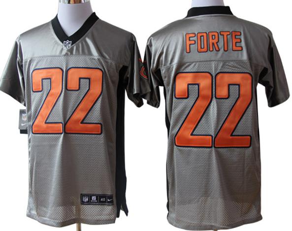 Nike Chicago Bears 22# Matt Forte Grey Shadow NFL Jerseys Cheap