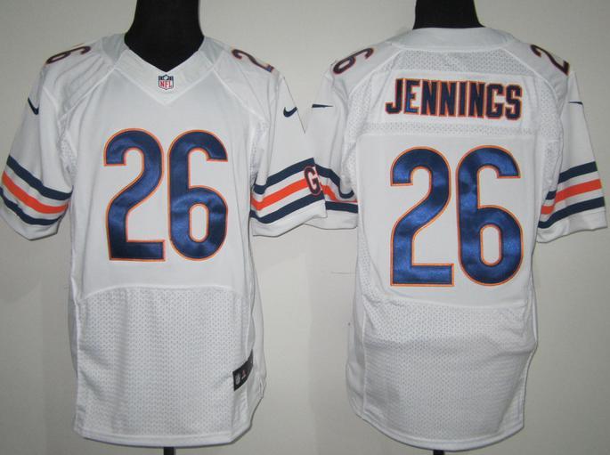 Nike Chicago Bears #26 Tim Jennings White Elite NFL Jerseys Cheap