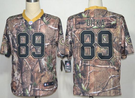 Nike Chicago Bears 89 Mike DITKA Camo Realtree NFL Jersey Cheap