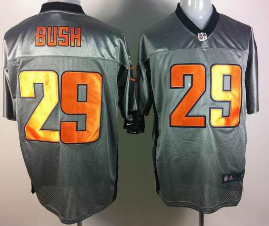 Nike Chicago Bears #29 Michael Bush Grey Shadow NFL Jerseys Cheap