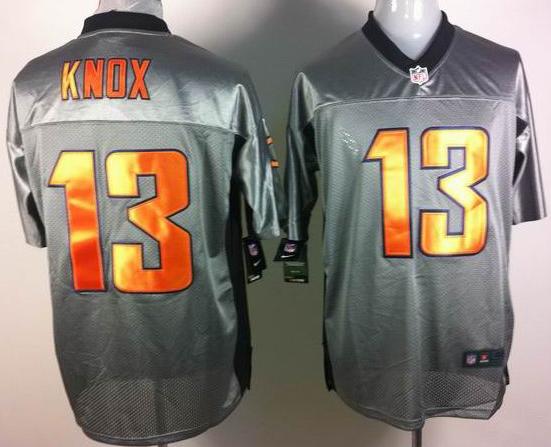 Nike Chicago Bears 13 Johnny Knox Grey Shadow NFL Jerseys Cheap