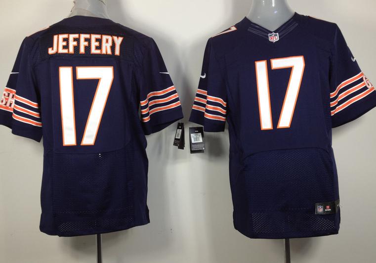 Nike Chicago Bears #17 Alshon Jeffery Blue Elite NFL Jerseys Cheap