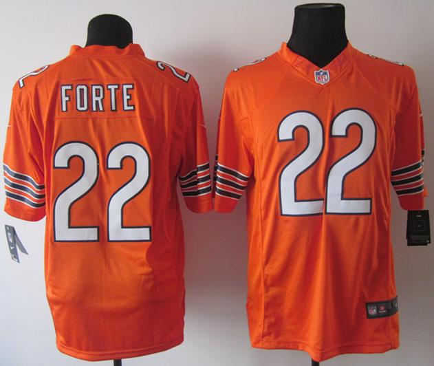 Nike Chicago Bears #22 Forte Orange Game LIMITED NFL Jerseys Cheap