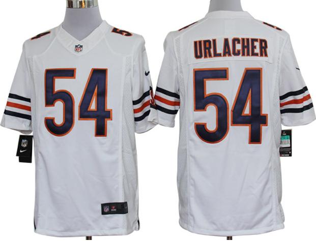 Nike Chicago Bears 54 Brian Urlacher White Game LIMITED Nike NFL Jerseys Cheap