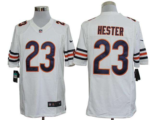 Nike Chicago Bears 23# Hester White Game LIMITED Nike NFL Jerseys Cheap