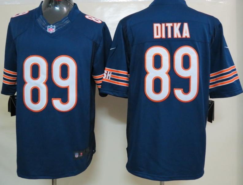 Nike Chicago Bears 89 Ditka Blue Game LIMITED NFL Jerseys Cheap