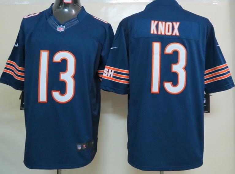 Nike Chicago Bears #13 Knox Blue Game LIMITED NFL Jerseys Cheap