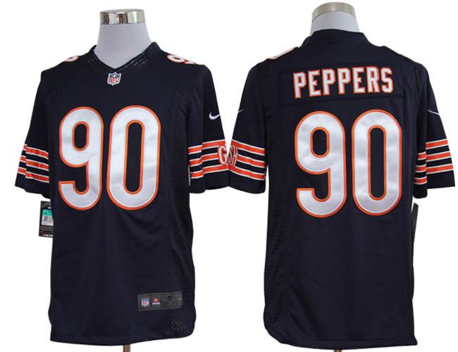 Nike Chicago Bears #90 Peppers Dark Blue Game LIMITED NFL Jerseys Cheap