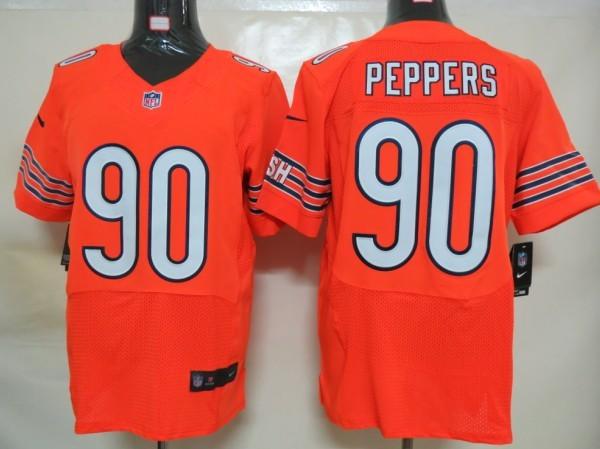 Nike Chicago Bears 90 Julius Peppers Orange Elite Nike NFL Jerseys Cheap