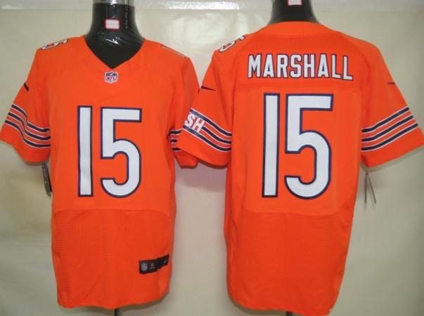 Nike Chicago Bears #15 Marshall Orange Elite Nike NFL Jerseys Cheap