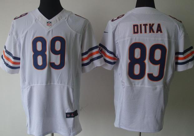 Nike Chicago Bears 89 DITKA White Elite Nike NFL Jerseys Cheap