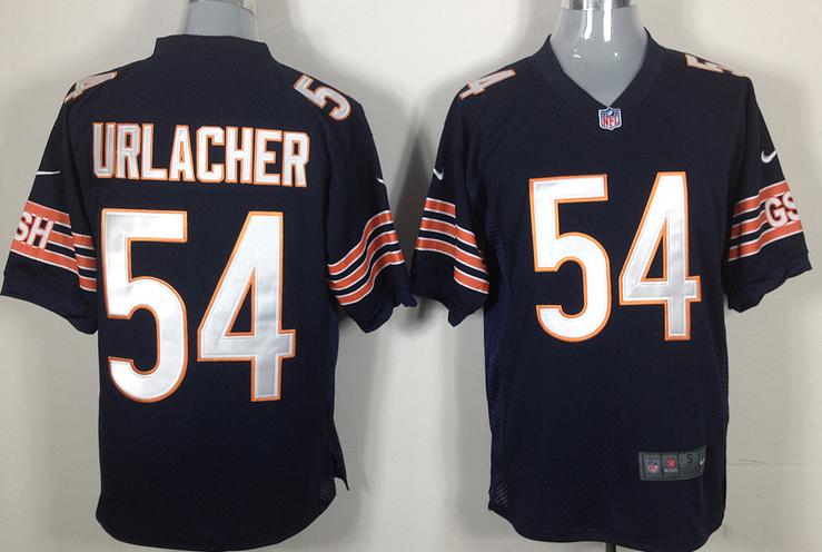 Nike Chicago Bears #54 Brian Urlacher blue Nike NFL Jerseys Cheap