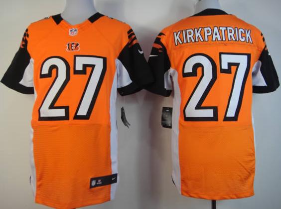 Nike Cincinnati Bengals 27# Dre Kirkpatrick Orange Elite NFL Jerseys Cheap