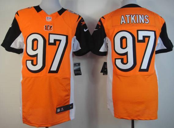 Nike Cincinnati Bengals #97 Geno Atkins Orange Elite NFL Jerseys Cheap