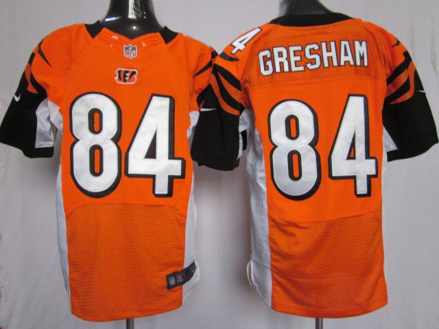 Nike Cincinnati Bengals 84 Jermaine Gresham Orange Elite NFL Jerseys Cheap