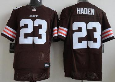 Nike Cleveland Browns 23 Joe Haden Elite Brown NFL Jerseys Cheap