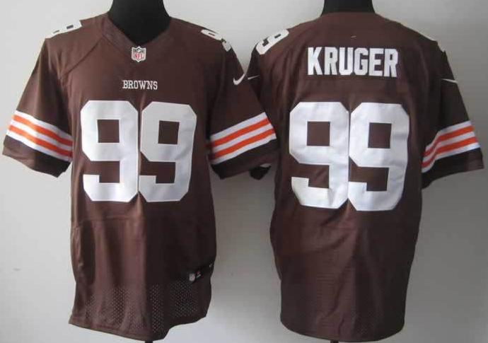 Nike Cleveland Browns 99 Paul Kruger Brown Elite NFL Jersey Cheap