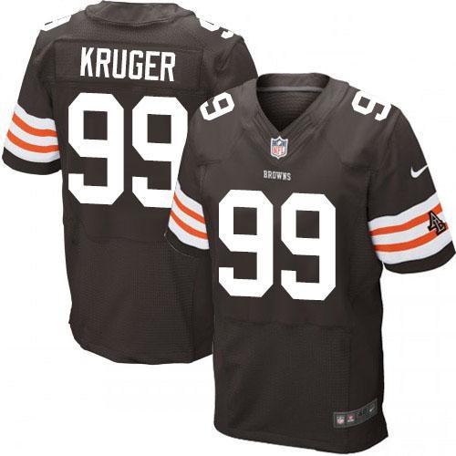 Nike Cleveland Browns 99 Paul Kruger Brown Elite NFL Jersey Cheap
