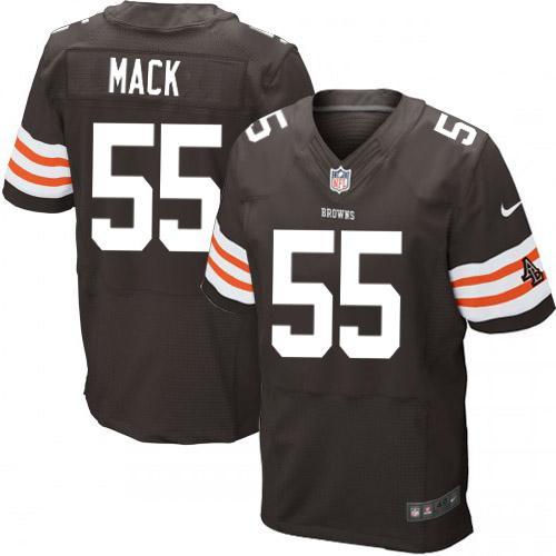 Nike Cleveland Browns 55 Alex Mack Brown Elite NFL Jersey Cheap
