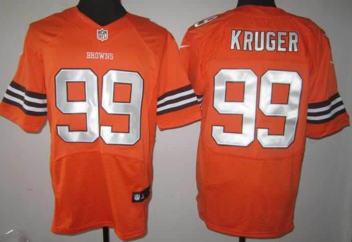Nike Cleveland Browns 99 Paul Kruger Orange Elite NFL Jersey Cheap