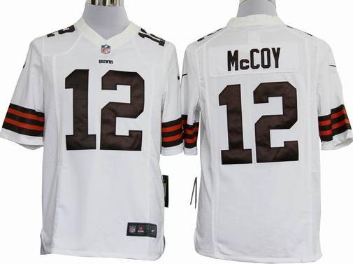 Nike Cleveland Browns 12 Colt Mccoy White Game Nike NFL Jerseys Cheap