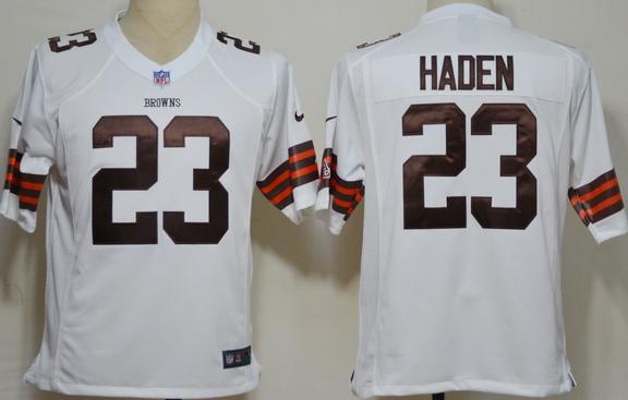 Nike Cleveland Browns 23 Joe Haden White Game Nike NFL Jerseys Cheap