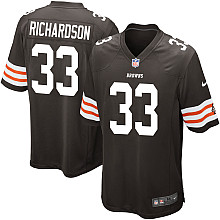 Nike Cleveland Browns 33# Trent Richardson Brown Nike NFL Jerseys Cheap