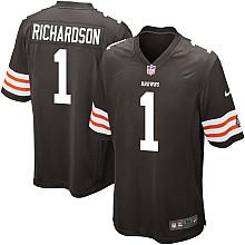 Nike Cleveland Browns #1 Trent Richardson Brown Nike NFL Jerseys Cheap