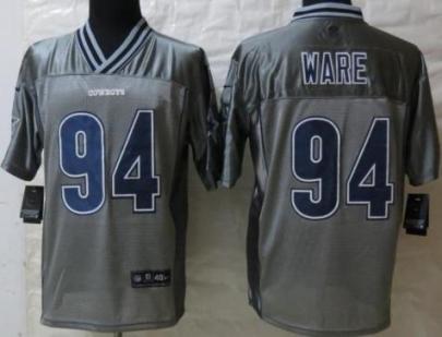 Nike Dallas Cowboys 94 DeMarcus Ware Elite Grey Vapor NFL Jersey Cheap