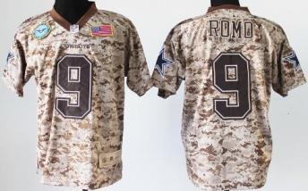 Nike Dallas Cowboys 9 Tony Romo Salute to Service Digital Camo Elite NFL Jersey Cheap