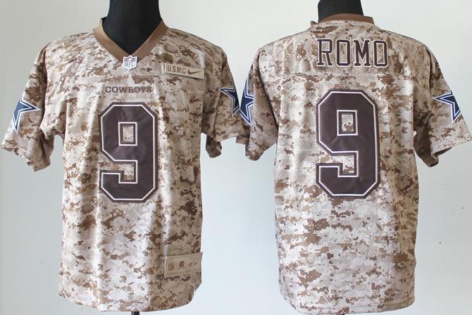 Nike Dallas Cowboys 9 Tony Romo Camo US.Mccuu NFL Jerseys Cheap