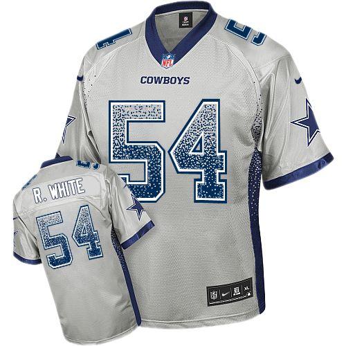 Nike Dallas Cowboys 54 Randy White Grey Drift Fashion Elite NFL Jerseys Cheap